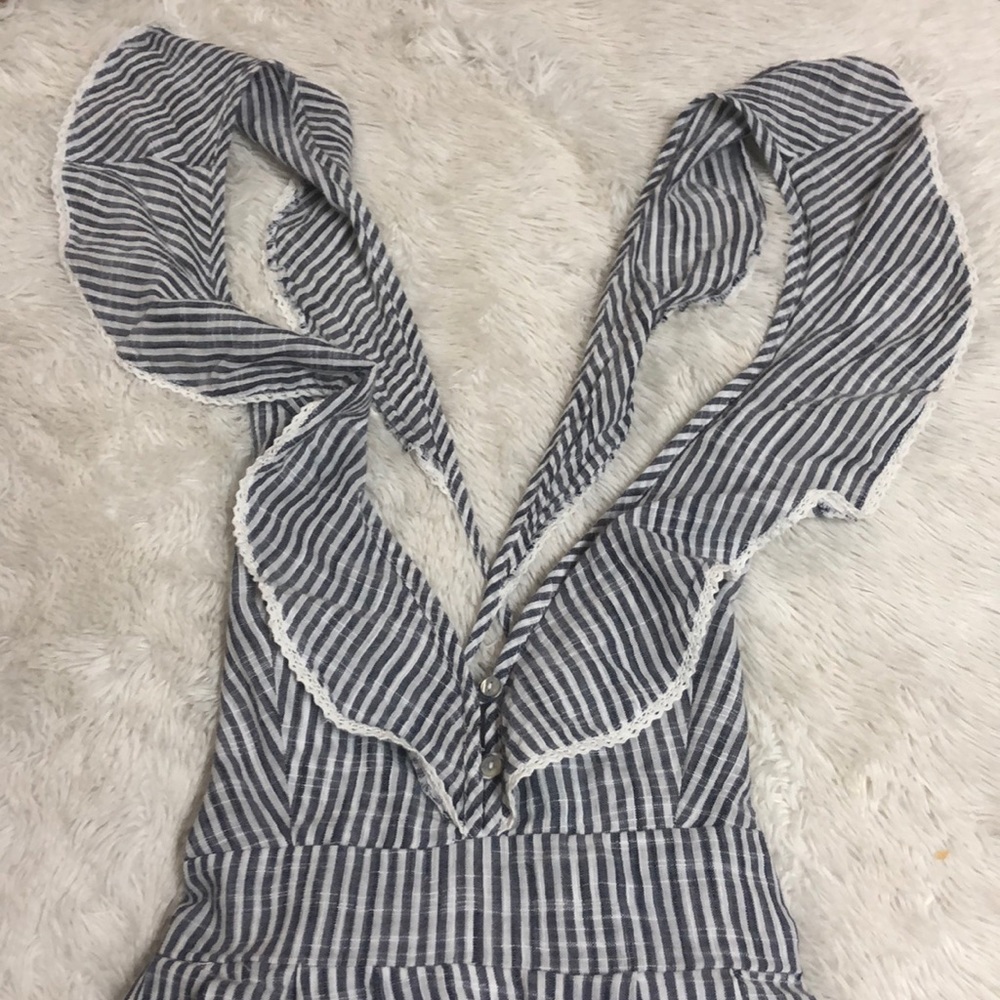 Free People Grey Heartlines Mini Dress - Picture 5 of 8
